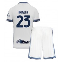 Maglie da calcio Inter Milan Nicolo Barella #23 Seconda Maglia Bambino 2024-25 Manica Corta (+ Pantaloni corti)